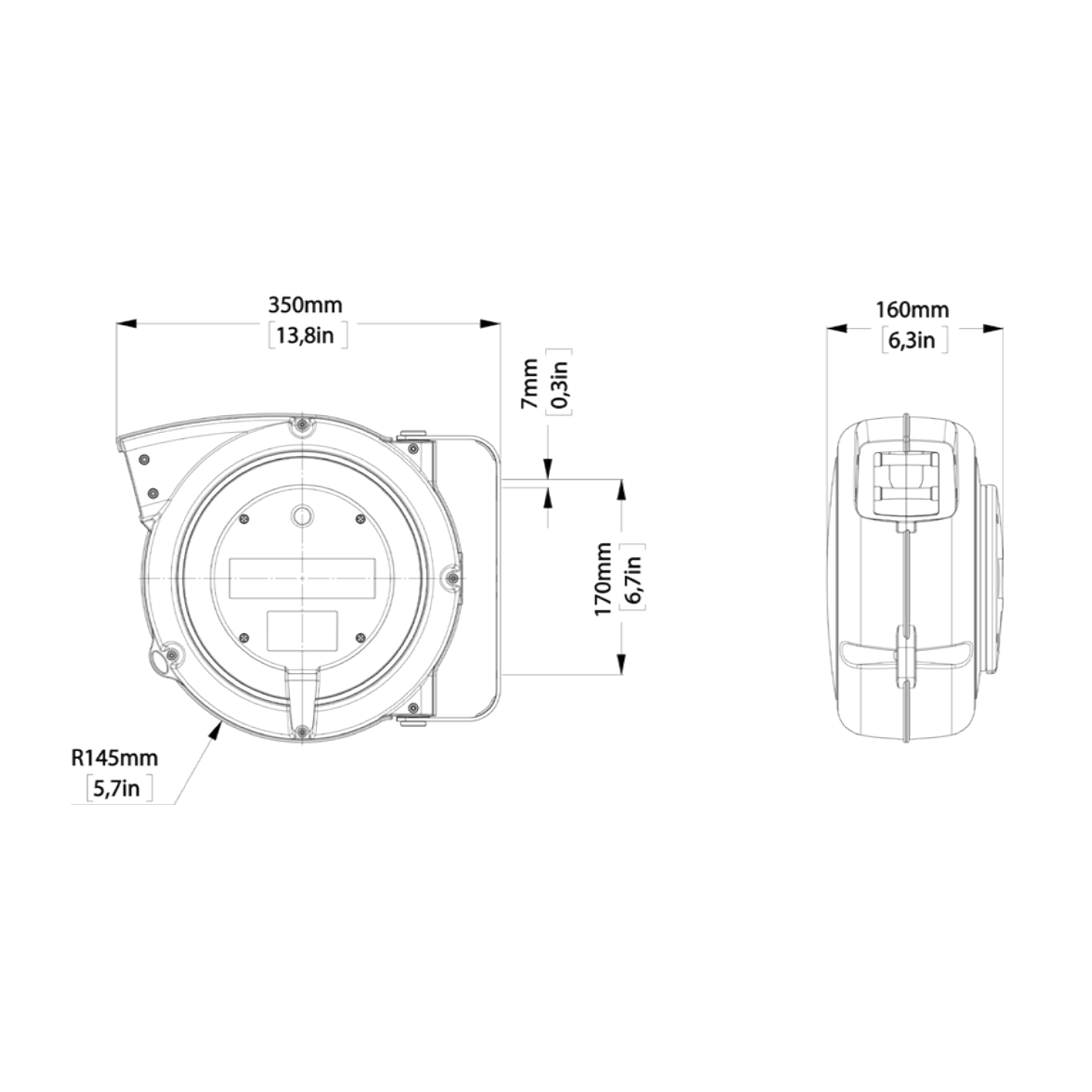 4325/15 Compact Reel with Thermal Protection