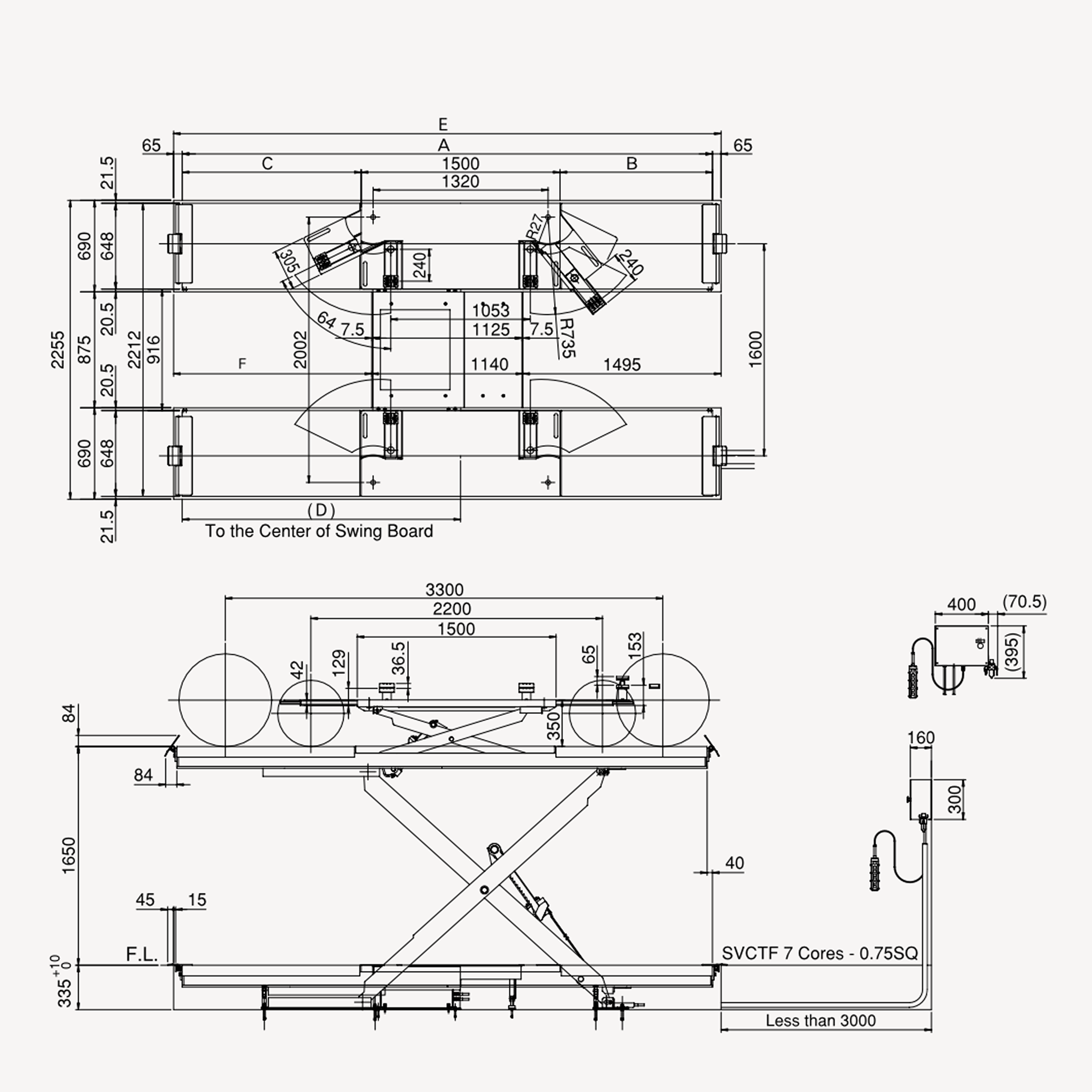 MUS40UL Multi Power Pit Lift